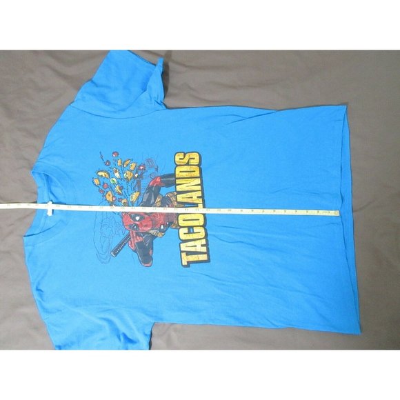 Tacolands Deadpool Taco Comic Borderlands Game Art Men's Blue T-Shirt Cotton L - Picture 7 of 9